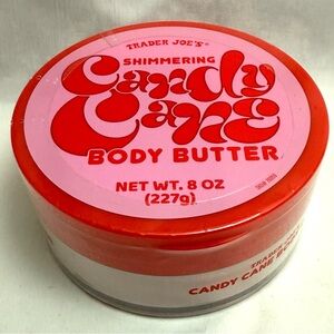 Trader Joe’s Shimmering Candy Cane Body Butter New Limited Edition